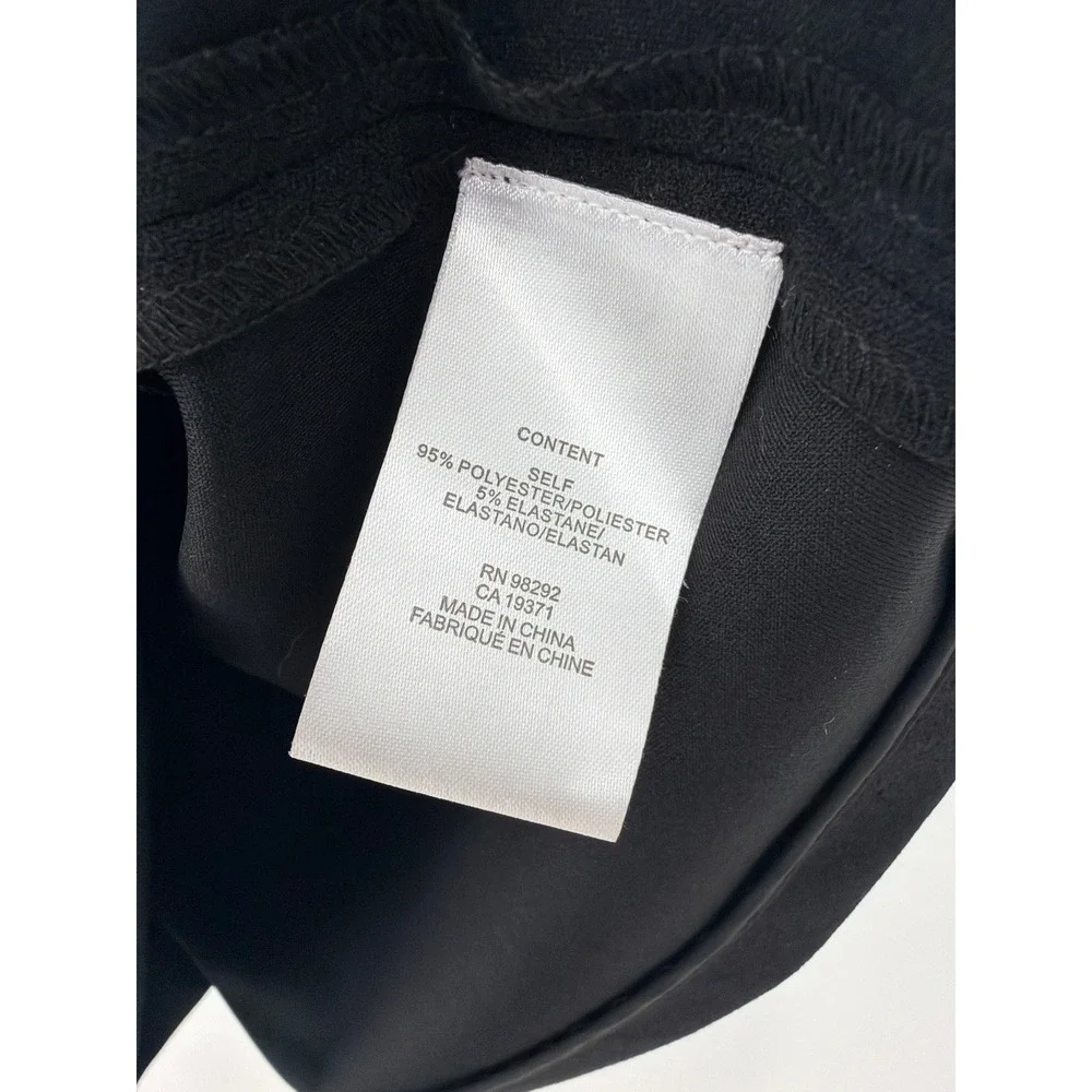 Tibi Dress Women 4 Black Off Shoulder Bell Sleeve Tie Shift Mini LBD Chic Luxury